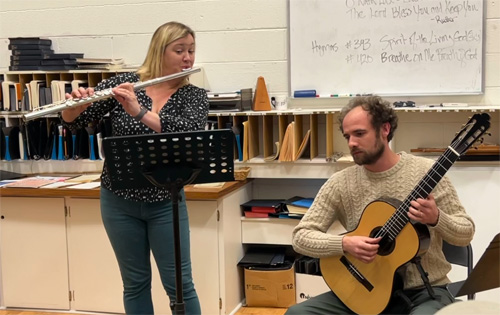 Kat Wherry and Gabriel Balogh play Schumann's Kinderszenen